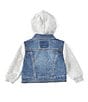 Color:Vintage Waters - Image 2 - Levi's® Baby Boys 3-24 Months Hooded Trucker Jacket