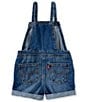 Levi's Levi's® Baby Girls 12-24 Months Spaghetti-Strap Denim Shortall, Color:Blue - Image 2