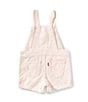Levi's Levi's® Baby Girls 12-24 Months Spaghetti-Strap Denim Shortall, Color:Afsenglish - Image 2