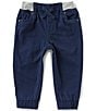 Color:Dress Blue - Image 1 - Levi's® Baby Boys 3-24 Months Brushed-Twill Jogger Pants
