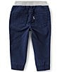 Color:Dress Blue - Image 2 - Levi's® Baby Boys 3-24 Months Brushed-Twill Jogger Pants