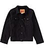 Color:Black - Image 1 - Levi's® Big Boys 8-20 Denim Trucker Jacket