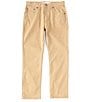 Color:Khaki - Image 1 - Levi's® Big Boys 8-20 Husky 511™ Sueded Stretch Sateen Jeans