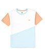 Color:Buclearwa - Image 1 - Levi's® Big Boys 8-20 Short Sleeve Colorblock Pieced T-Shirt