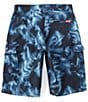 Color:Tie Dye Blue - Image 2 - Levi's® Big Boys 8-20 Tie-Dye Relaxed-Fit Cargo Shorts