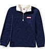 Levi's Levi's® Big Boys Long Sleeve Solid Quarter-Zip Pullover, Color:Dress Blue - Image 1