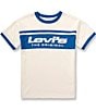 Levi's Big Boys Short Sleeve Downtown Colorblock Ringer Tee - Image 2