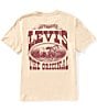 Levi's Levi's® Big Boys Short-Sleeve Galloping Free T-Shirt, Color:Natural - Image 1