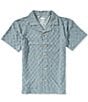 Levi's® Big Boys Short Sleeve Warp Printed Knit Camp Shirt - Image 1