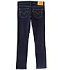 Color:Indigo Atlas - Image 2 - Levi's® Big Girls 7-16 711 Stretch Denim Skinny Jeans