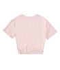 Color:Chalk Pink - Image 2 - Levi's® Big Girls 7-16 Short Sleeve Meet And Greet Floral Top