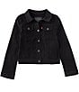Color:Black - Image 1 - Levi's® Big Girls 7-16 Denim Trucker Jacket