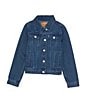 Color:Providence - Image 1 - Levi's® Big Girls 7-16 Denim Trucker Jacket