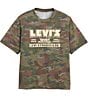 Levi's® Camouflage Printed Short Sleeve Boxy T-Shirt - Image 3