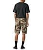 Levi's® Carrier Regular Fit Camouflage Printed 9.5#double; Inseam Cargo Shorts - Image 4