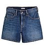 Levi's® Cinched Mid-Thigh Denim Shorts - Image 3