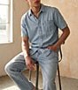Levi's® Classic Fit Short Sleeve Chambray Woven Shirt - Image 6