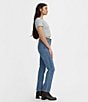 Color:Lapis Speed - Image 6 - Levi's® Classic Mid Rise Straight Leg Jeans