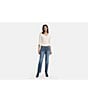 Levi's® Classic Straight Leg Mid Rise Stretch Denim Jeans - Image 3