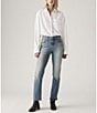 Levi's® Classic Straight Leg Mid Rise Stretch Denim Jeans - Image 6