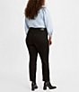 Color:Soft Black - Image 5 - Levi's® Classic Straight Leg Mid Rise Stretch Denim Jeans