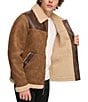 Levi's Levi's® Faux Shearling Jacket, Color:Brown - Image 4
