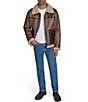 Levi's Levi's® Faux Shearling Shortie Rancher Jacket, Color:Brown - Image 3