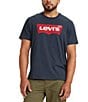 Color:Dress Blue - Image 1 - Levi's® Graphic Batwing Short-Sleeve Set-In Neck T-Shirt