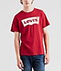 Color:Crimson Red - Image 1 - Levi's® Graphic Batwing Short-Sleeve Set-In Neck T-Shirt