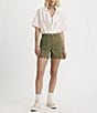 Levi's Levi's® High Rise Utility Shorts, Color:Olive Night - Image 3