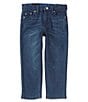 Levi's Levi's® Little Boys 502 Regular Taper-Fit Stretch Performance Jeans, Color:Sharkley - Image 1