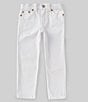 Levi's Levi's® Little Boys 502 Regular Taper-Fit Stretch Performance Jeans, Color:White - Image 1