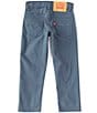 Color:Dark Slate - Image 2 - Levi's® Little Boys 2T-7X 502™ Regular Tapered-Fit Twill Chino Pants