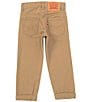 Color:Harvest Gold - Image 2 - Levi's® Little Boys 2T-7X 502™ Regular Tapered-Fit Twill Chino Pants