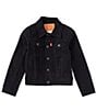 Color:Black - Image 1 - Levi's® Little Boys 2T-7 Denim Trucker Jacket