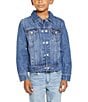 Levi's Levi's® Little Boys Denim Trucker Jacket, Color:Bristol - Image 3