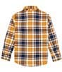 Color:Cathay Spice - Image 2 - Levi's® Little Boys 2T-7 Long Sleeve Plaid Flannel Shirt