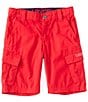 Color:Chili Pepper Red - Image 1 - Levi's® Little Boys 2T-7 Relaxed-Fit Cargo Shorts