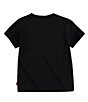Color:Black - Image 2 - Levi's® Little Boys 2T-7 Short Sleeve Logo T-Shirt