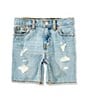 Levi's® Little Boys 2T-7X Distressed Slim Fit Denim Shorts