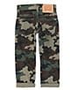 Color:Cypress - Image 2 - Levi's® Little Boys 2T-7X 502™ Regular Tapered-Fit Camo Twill Chino Pants
