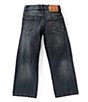 Color:Navy - Image 2 - Levi's® Little Boys 2T-7X 505 Regular-Fit Jeans