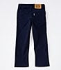 Color:Blue - Image 2 - Levi's® Little Boys 2T-7X 511 Slim Fit Sueded Pants