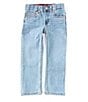 Color:Bluestone - Image 1 - Levi's® Little Boys 2T-7X 514™ Straight-Fit Performance Jeans