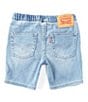 Color:Salt Lake - Image 2 - Levi's® Little Boys 2T-7X Skinny Fit Pull-On Dobby Shorts