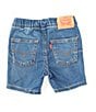 Color:Prime Time - Image 2 - Levi's® Little Boys 2T-7X Skinny Fit Pull-On Denim Dobby Shorts