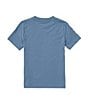 Color:Biacoronet - Image 2 - Levi's® Little Boys 4-7 Short Sleeve All Over Levi's Logo T-Shirt