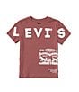 Color:Roan Red - Image 1 - Levi's® Little Boys 4-7 Short Sleeve Everyday Essential T-Shirt