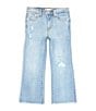 Color:Bauhaus Blues - Image 1 - Levi's® Little Girls 2T-6X Wide-Leg Jeans