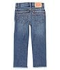 Color:From The Block - Image 2 - Levi's® Little Girls 4-6X High-Rise Straight-Leg Ankle Jeans